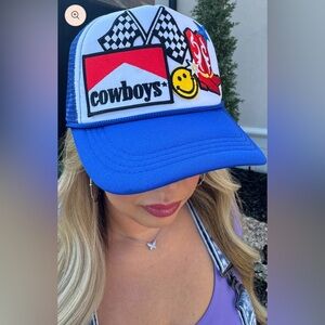 Cowboys Blue Trucker Hat